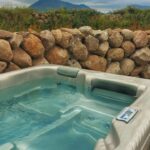 hot tub under the mournes glamping