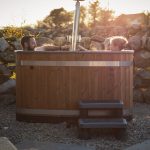 Hot tub at WIllowtree Glamping Mournes