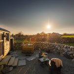 Shepherds hut in the Mournes with private Hot Tub